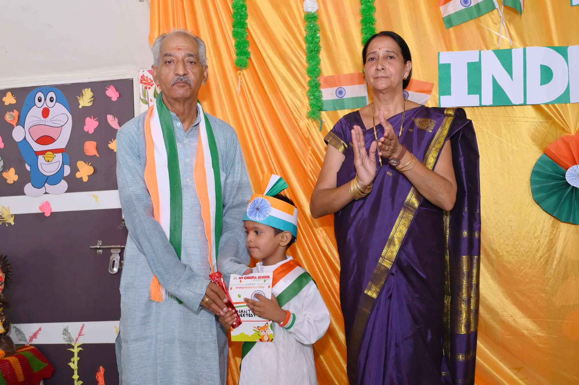 Certificates handed out on Independence Day