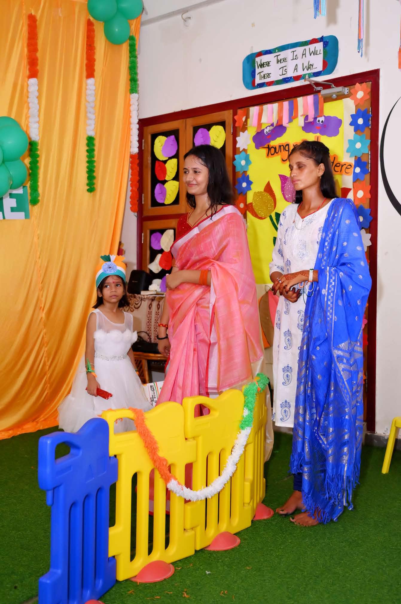 Families joining the celebration
