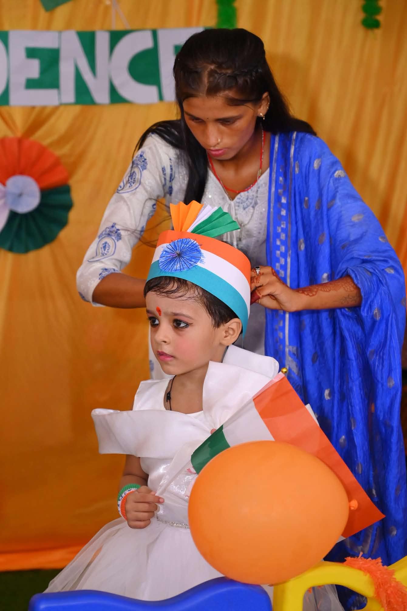 Balloons and smiles on Independence Day